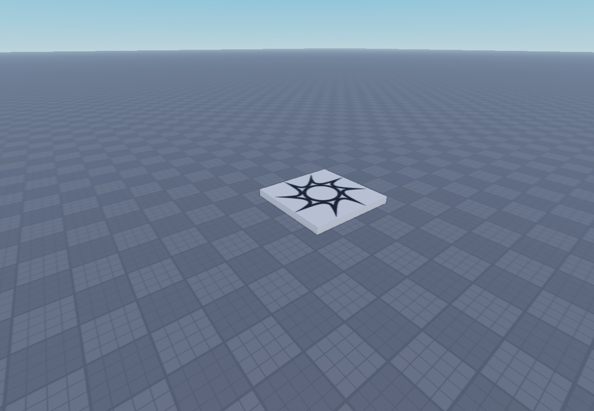 Roblox Studio viewport screenshot captured by Forge after a playtest